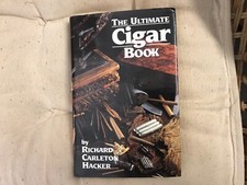 THE ULTIMATE CIGAR BOOK richard carleton hacker HARDCOVER  SIGNED BY AUTHOR