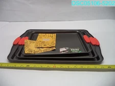 NutriChef 3-Piece Nonstick Kitchen Oven Baking Pans