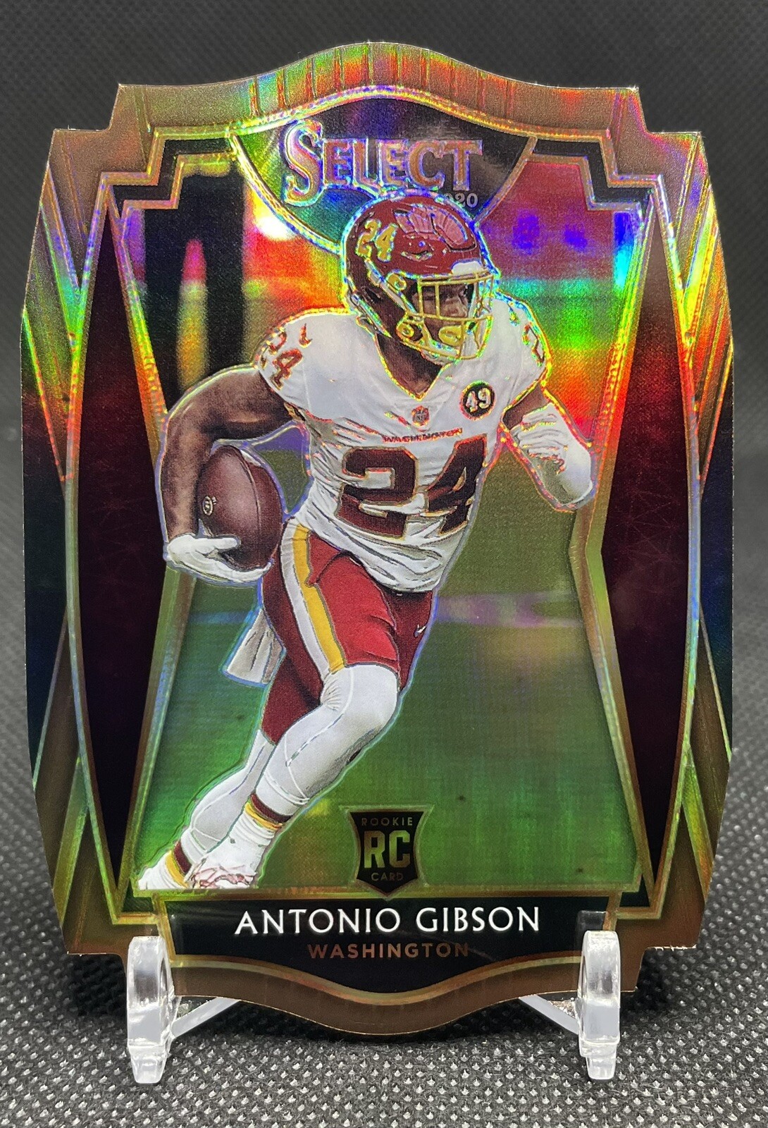 2020 Panini Select Antonio Gibson Rookie Copper Prizm Die-Cut /355 Premier #172