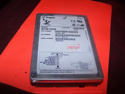 ST32155N Seagate Hawk 2XL 2.15GB 5400RPM Ultra SCSI 50-Pin 512KB