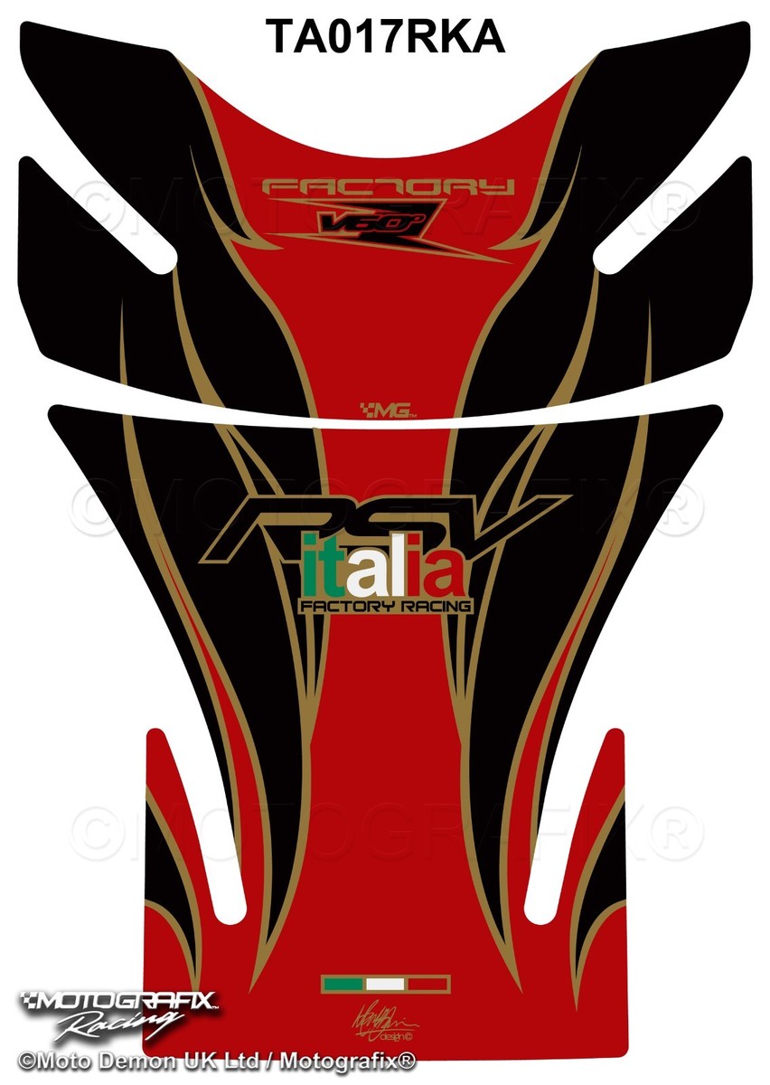 Aprilia RSV1000R 2004 - 2010 Motorcycle Tank Pad Motografix 3D Gel