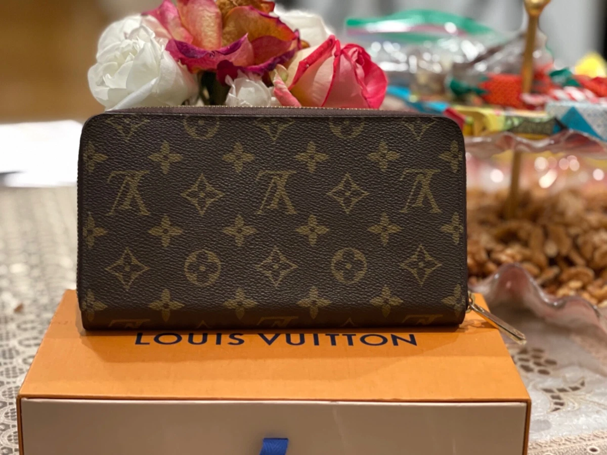 louis-vuitton zippy wallet brown monogram