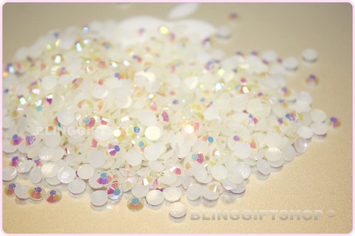 Pack of 100,000 Size 3mm RESIN FLAT BACK RHINESTONES DIAMANTE GLUEFIX CRAFT GEMS - Picture 47 of 62