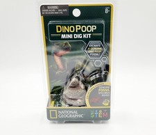 National Geographic Mini Dig Kit- Dino Poop Find a Genuine Fossil STEM NEW