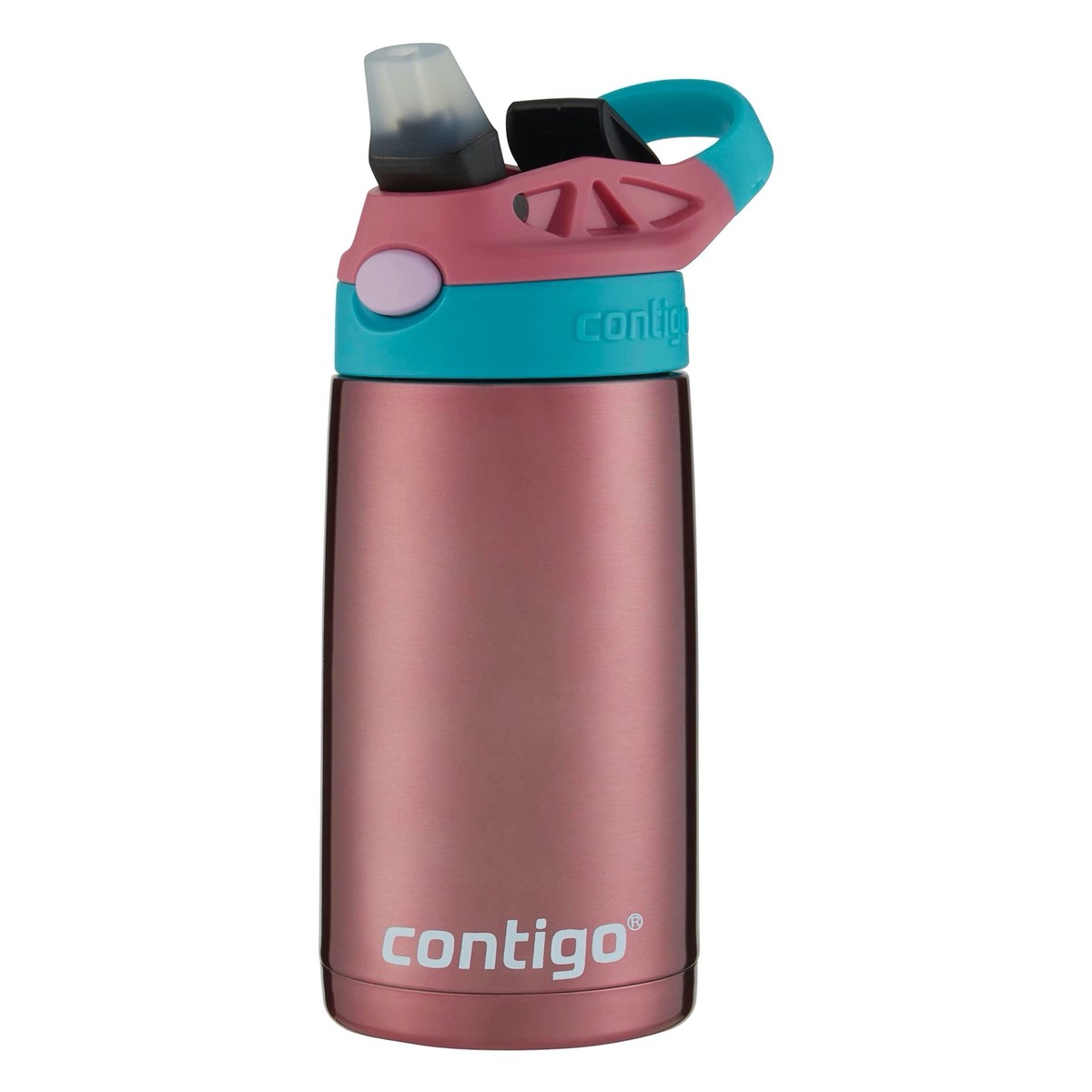 Contigo Kids Straw Stainless Steel Water Bottle with AUTOSPOUT Lid, 13oz,  Punch | eBay