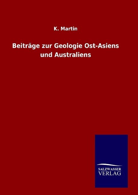Thumbnail - Beiträge Zur Geologie Ost-asiens Und Australiens | Buch |