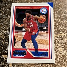 2020-21 Panini Chronicles Basketball Threads Joel Embiid #90 Philadelphia 76ers