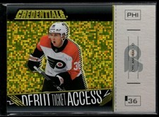 2023-24 Upper Deck Credentials Horizontal Yellow #119 Emil Andrae RC