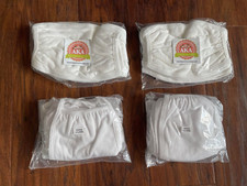 new Reusable Cotton Cloth Face Masks White Pack of 20 washable face covering