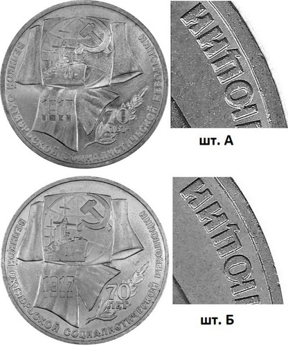 29. 1987 Russia USSR 1 Rouble NGC MS 64 REVOLUTION 70th ANN. Typ I-B UNC Matt - Picture 19 of 22