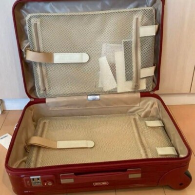 Rimowa Salsa 33L Red 2-wheels Carry Case Suitcase | eBay