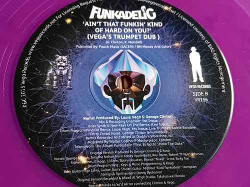 FUNKADELIC - AIN'T THAT FUNKIN KIND OF HARD ON YOU? 12" 2021 RE PURPLE VINYL NEW - Foto 3 di 6