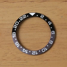 Outer Diameter 38mm Inner Diameter 30.5mm Ceramic GMT Watch Bezel Accessories