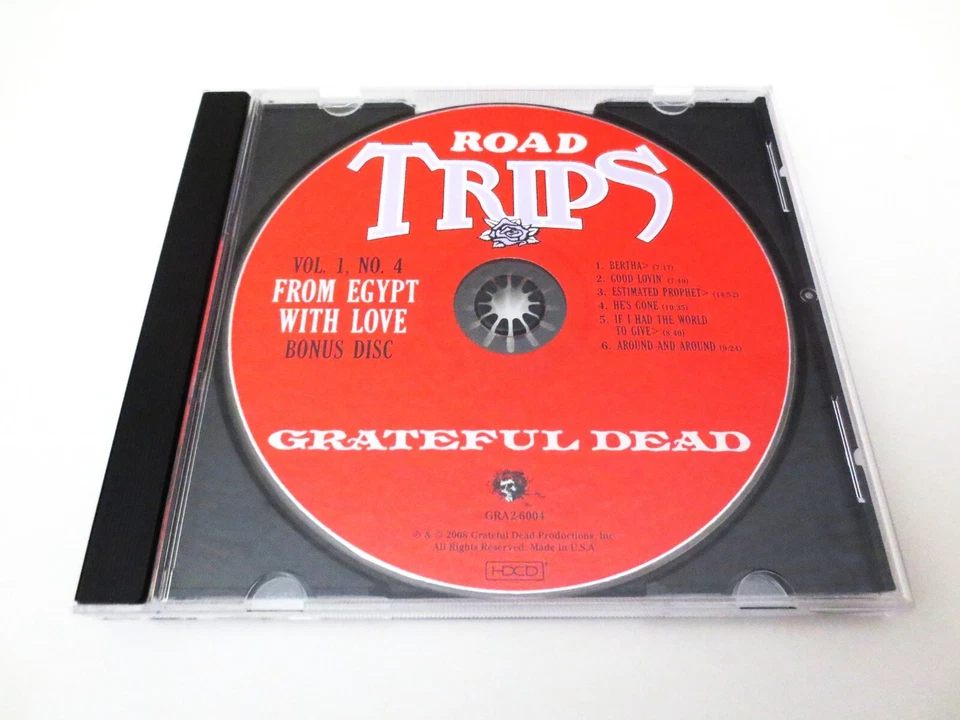 Grateful Dead Road Trips Vol. 1 No. 4 Bonus Disc CD From Egypt With Love 1978 SF Foto 3 de 4