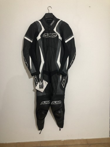Tuta Moto Intera Axo Mg4 Taglia 52 Nera Grigia Bianca Nuova Con Etichetta |  eBay