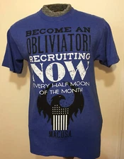 Lootcrate New Fantastic Beasts Mens Tee Shirt Medium Bioworld Blue Printed