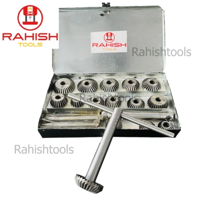 Engine Valve Seat High Carbon Steel Face HCS Cutter Set 15 Pcs RAHISHTOOLS USA