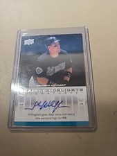 2008 JOSH WILLINGHAM UPPER DECK SEASON HIGHLIGHTS SIGNATURES CARD. FLORIDA.