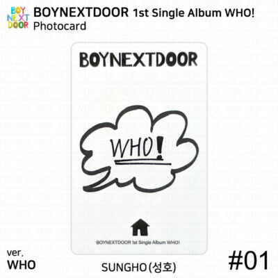 BOYNEXTDOOR 1st Single Album WHO Crunch Ver Who Ver Official