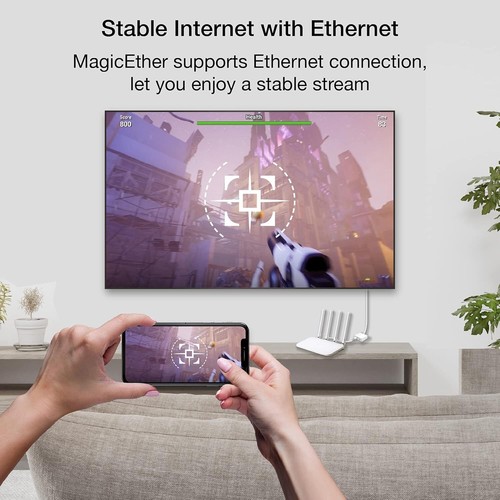 EZCast MagicEther HDMI 1080P Screen Mirroring Adapter IOS Android (Cast WIFI) - Foto 4 di 5