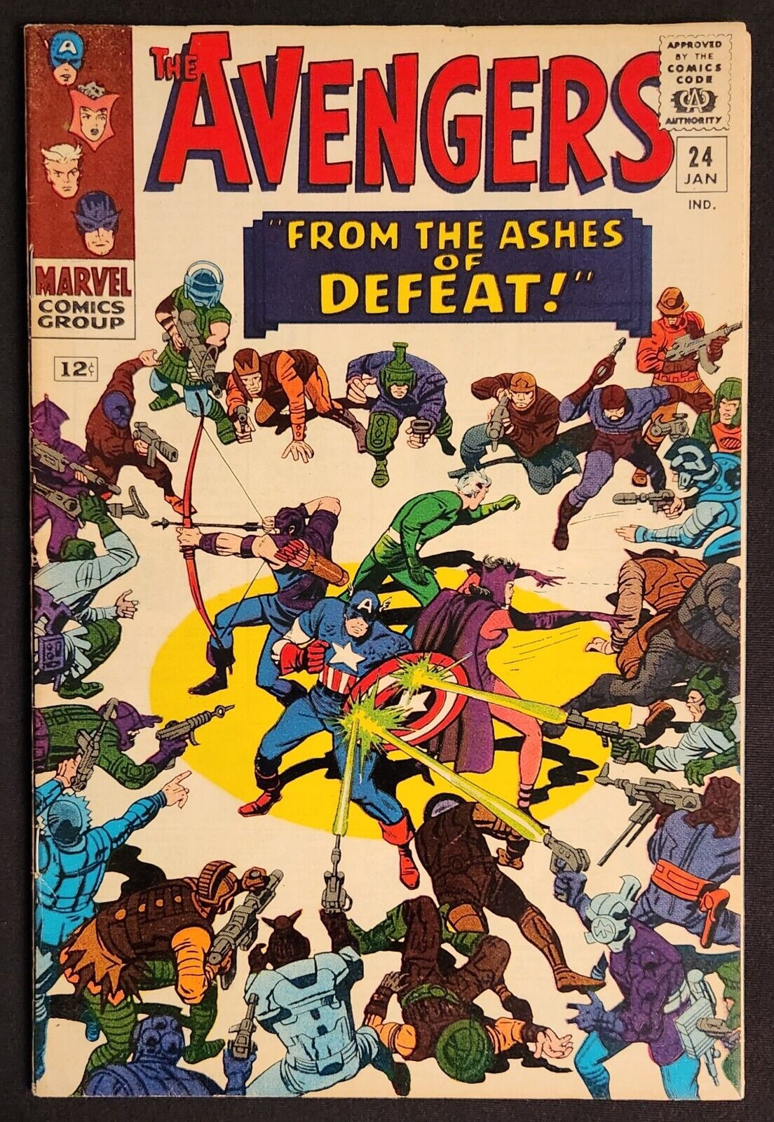 Avengers #24 Marvel Comics • January 1966 • Kang Appearance 