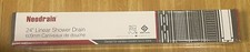 Neodrain 24-Inch Linear Shower Drain with Design A Pattern Grate ZA3T0124