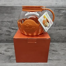 Ecolution Micro-Pop Microwave Popcorn Popper Orange Unused