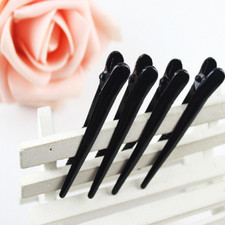 10 pieces of black paint single fork DIY hairpin for crocodile