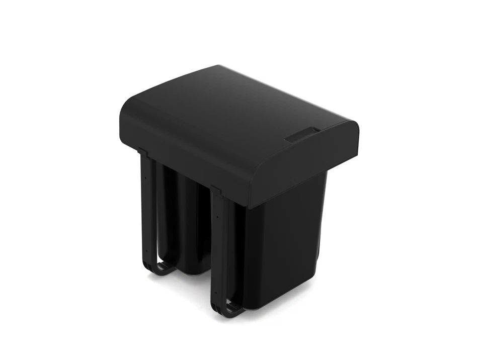 Victory Auszug Einbau-Abfallsammler 1 für Drehtüren Abfallsammler schwarz - Bild 4 von 4