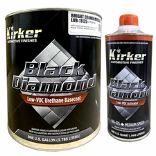 1 Gal Kirker Black Diamond Car Paint Bright Orange Met LVB-11125 & Med Activator