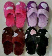 House Winter Slippers Soft Furry Warm Comfy Girls Kids Indoor Shoe K230