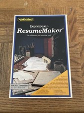 Resume Maker PC CD Rom Software