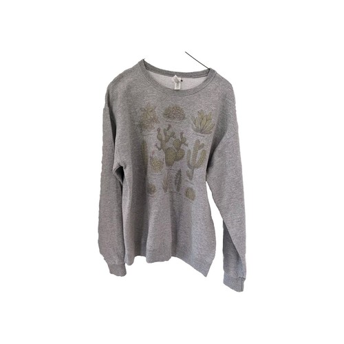 Men's Lost Gods Botanical Cacti Sweatshirt Medium - Picture 3 of 5