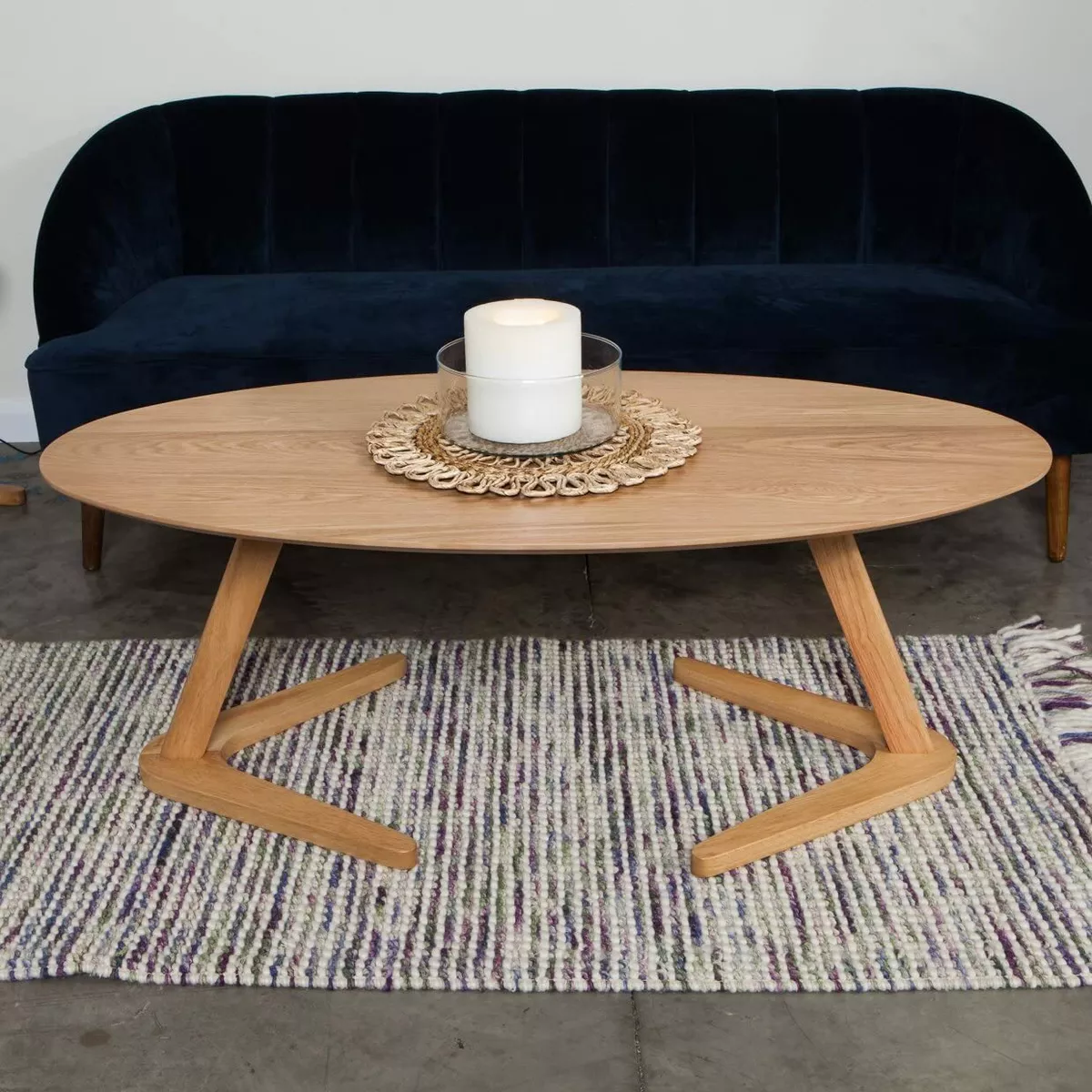 Ethnicraft tripod coffee table outlet
