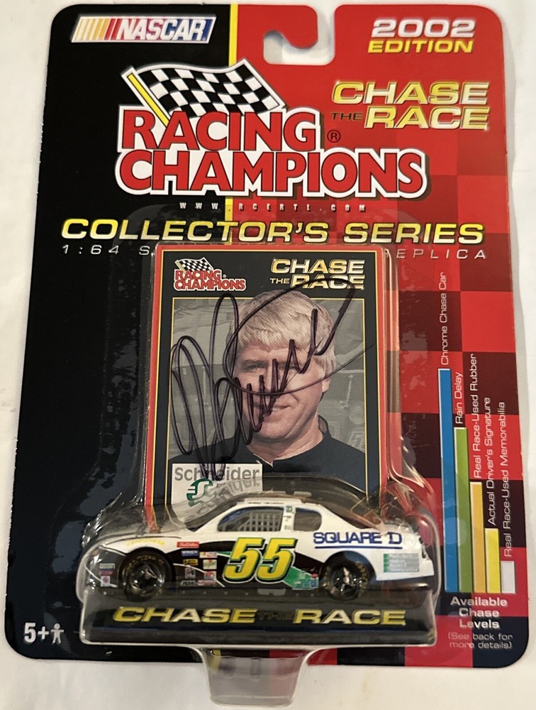 Racing Champions Collectors Series #55 Bobby Hamilton 2002 Chase The Race Signed