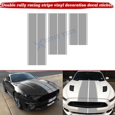 14.7 Ft Race Hood Roof Pinstripe Die-cut Stripe Decal For Ford Gt500 Gt350 Gray