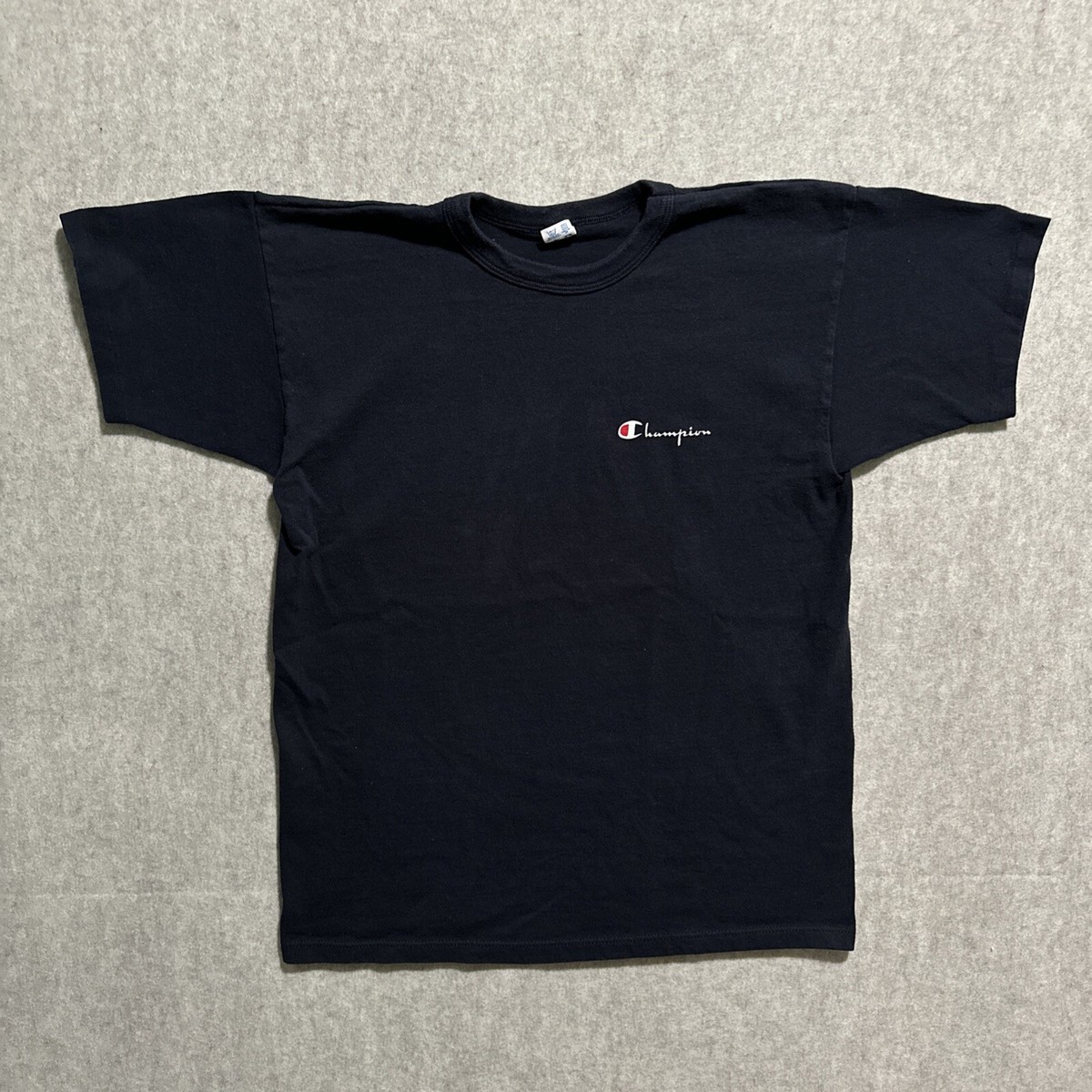 レア 80s Champion トリコタグ ブラック タンクトップ 美フェード レア