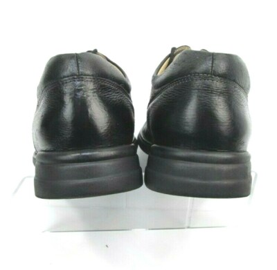 Johnston & Murphy Mens Sheepskin Split Toe Lace Up Black  display picture 3