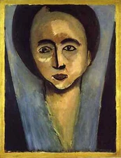 Henri Matisse Portrait of Sarah Stein 1916 Portrait 17" x 22" Archival Art Print