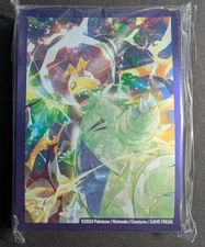 65 Ct Tyranitar Terastal Premium Pokemon Card Sleeves New Sealed
