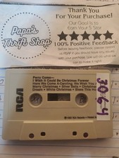 PERRY COMO 1982 I WISH IT COUND BE CHRISTMAS  FOREVER CASSETTE TAPE 