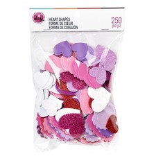 CousinDIY Foam Stickers 2mm 250/Pkg-Heart - 3 Pack