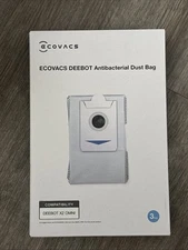 ECOVACS Dustbag 3 Pcs for DEEBOT T30S / COMBO / X2 OMNI/ White 