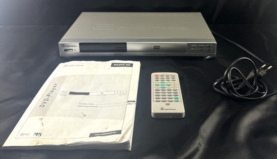 CyberHome ''CH-DVD 452'' DVD Player mit Fernbedienung und Anleitung in Silber