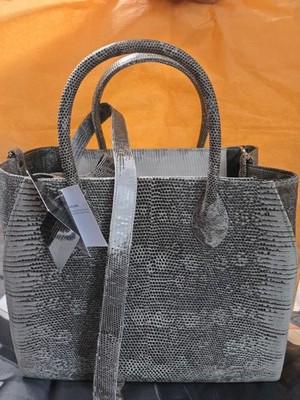 The Grand Pelle Crocodile Genuine Tote NWT and dust Cover