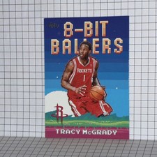 Topps 2025-26 8-Bit Ballers Insert Tracy McGrady Houston Rockets #8B-27