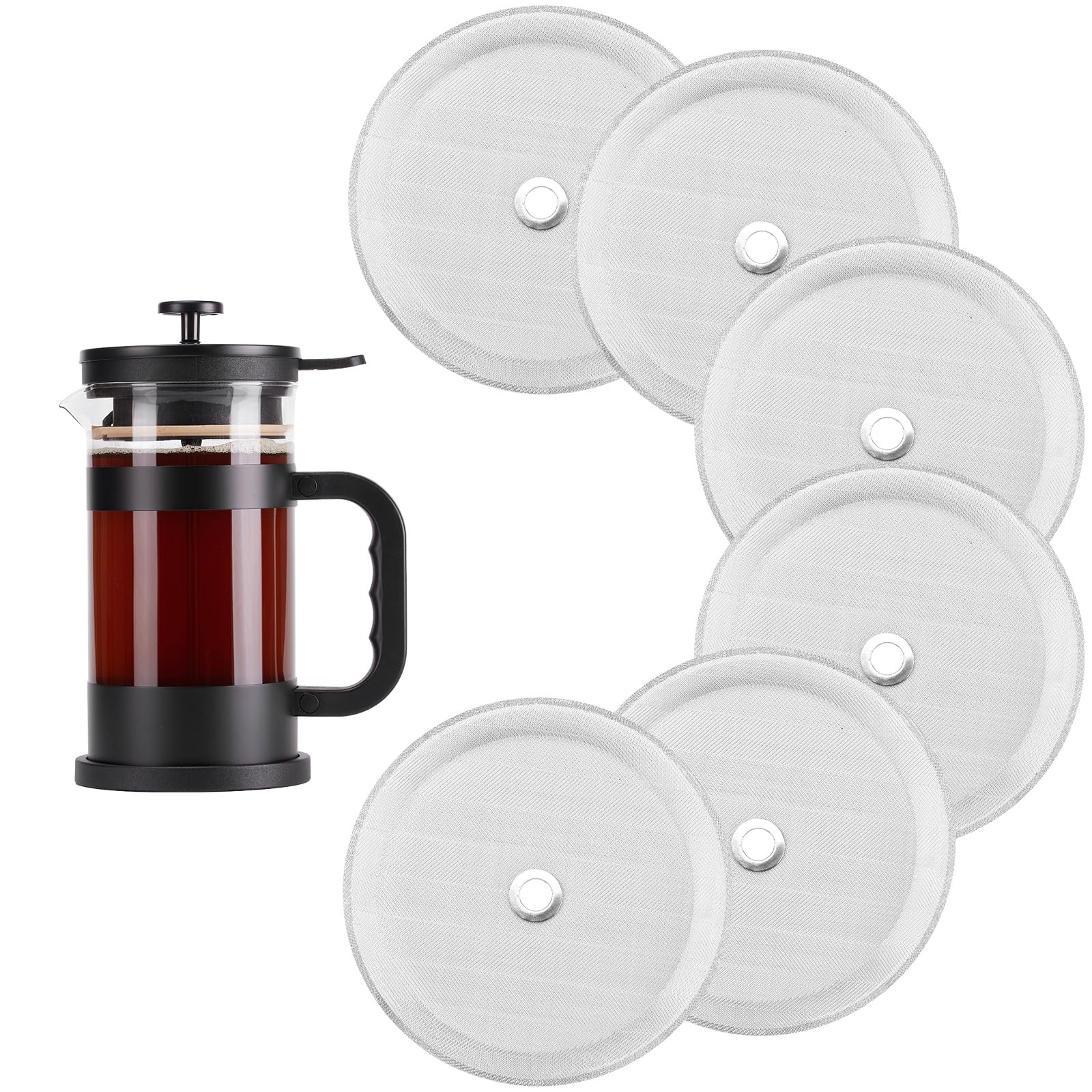 Filters Replacements, 4 Inch Premium Stainless Steel Fre...