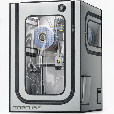 3D Printer Enclosure for Bambu Lab A1 Combo, Stainless Steel Frame Enclosure wit