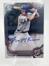 2022 Bowman Draft #CDA-JM Jared McKenzie 1st Chrome Auto Nationals A51
