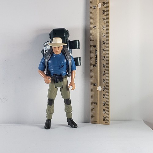 Jurassic Park Action Figure Alan Grant Kenner 1993 with Backpack (Broken) - Picture 3 of 5